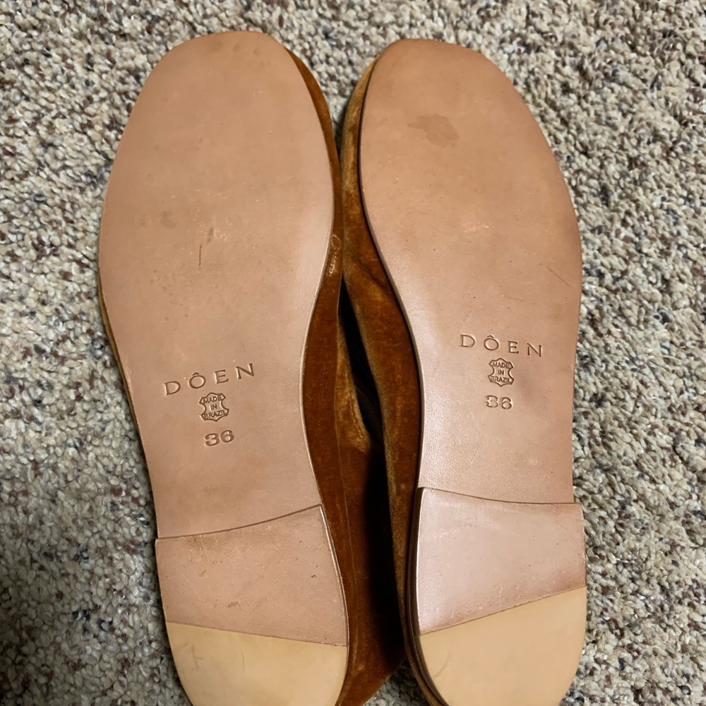 Doen brown velvet Mary janes 36 - Picture 8 of 9